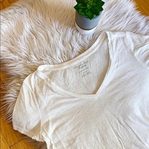 American Eagle favorite tee gold sparkle design